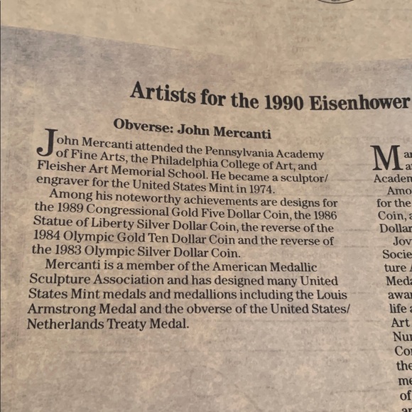 1990 US Mint Prestige coin collection box w plastic and velvet protective cover - Picture 8 of 16